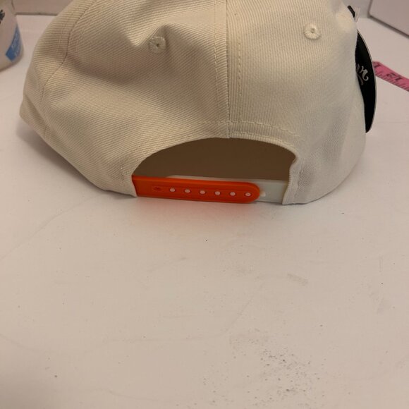 Zephyr Snapback Hat | Clemson Tigers Embroidered Paw Logo | Orange & White | NWT - Picture 4 of 5